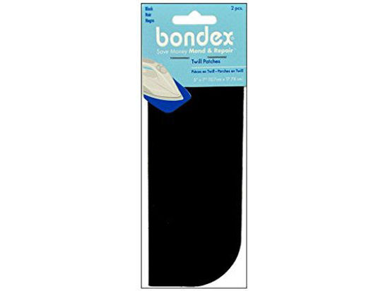 Picture of Bondex Iron-On Patches 5"X7" 2/Pkg-Black