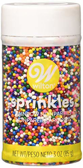 Picture of Wilton Rainbow Nonpareil Food Decorative, 3 oz, Multicolored