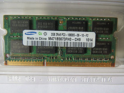Picture of 2GB DDR3 SODIMM PC-10600 1333MHz 256M X 64 Samsung Chip CL9 M471B5673FH0CH9