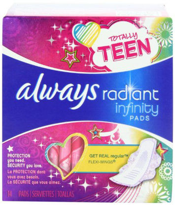 Picture of Always Totally Teen Always Radiant Infinity Pads, 14 Count