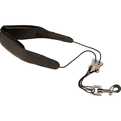 Picture of Pro Tec L305M 24-Inch Leather"Less-Stress" Saxophone Neck Strap with Deluxe Metal Trigger Snap