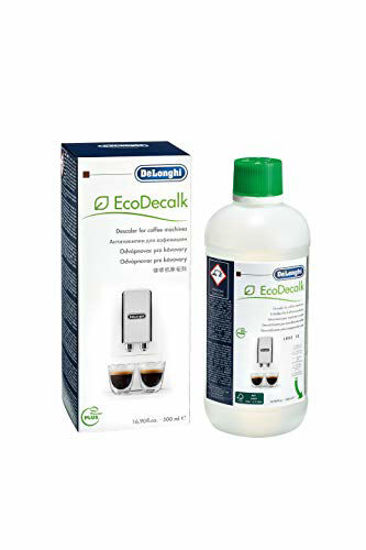 Picture of De'Longhi EcoDecalk Eco-Friendly Universal Descaling Solution for Coffee & Espresso Machines, 16.90 oz (5 uses), Clear