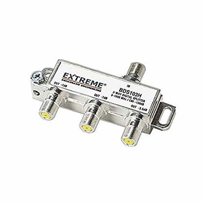 Picture of Extreme 3 Way Unbalanced HD Digital 1GHz High Performance Coax Cable Splitter - BDS103H