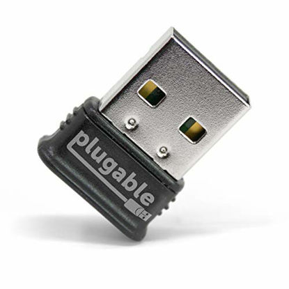 Picture of Plugable USB Bluetooth 4.0 Low Energy Micro Adapter (Compatible with Windows 10, 8.1, 8, 7, Raspberry Pi, Linux Compatible, Classic Bluetooth, and Stereo Headset Compatible)