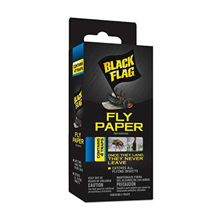 Picture of Black Flag HG-11016 Fly Paper, 4-Count