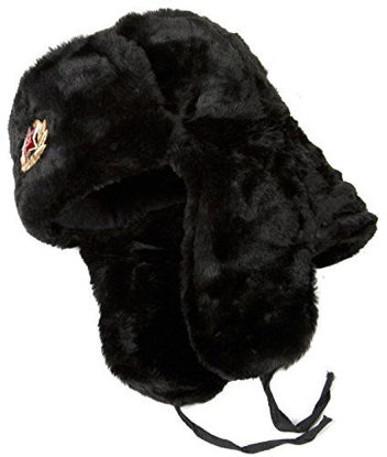 Picture of Hat Russian Ushanka Black-59 Soviet Army Soldier