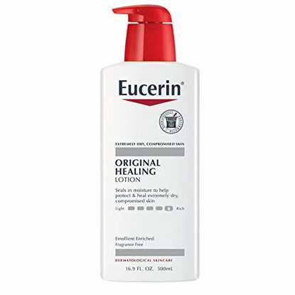 Picture of Eucerin Original Healing Lotion - Fragrance Free, Rich Lotion for Extremely Dry Skin - 16.9 fl. oz. Pump Bottle