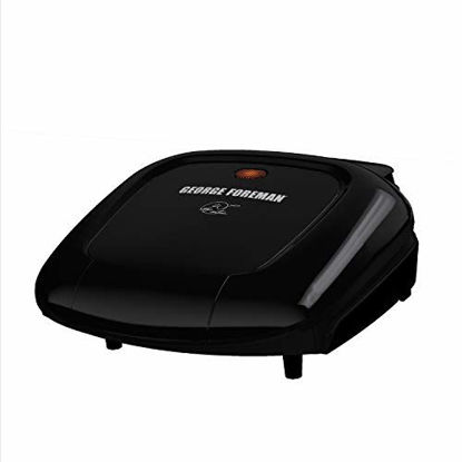 Picture of George Foreman GR0040B 2-Serving Classic Plate Grill, Black