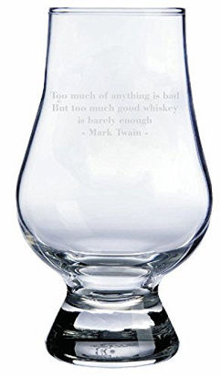 Picture of GLENCAIRN Mark Twain Quote Whisky Glass