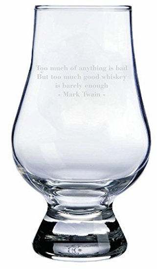 Picture of GLENCAIRN Mark Twain Quote Whisky Glass