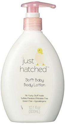 Picture of Just Hatched Soft Baby Body Lotion, Daily Moisture, Made with Essential Oils, Calming, Soothing, Moisturizing, No Yucky Stuff/Harsh Ingredients, 10.1 fl oz
