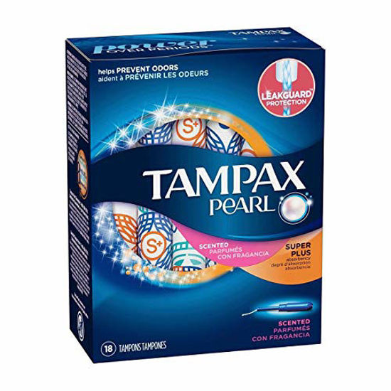 Picture of Tampax Pearl Tampons With Plastic Applicators, Super Plus Absorbency 18 ea (Pack of 2)