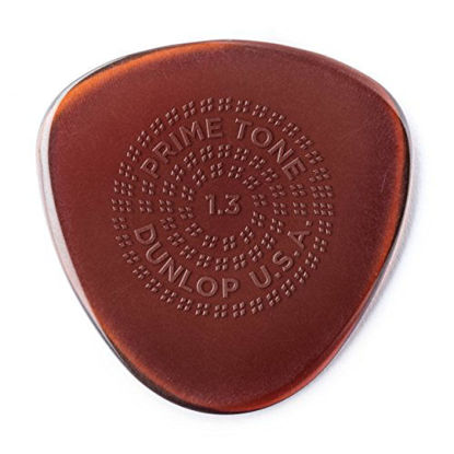 Picture of Jim Dunlop Primetone Semi-Round 1.3mm Sculpted Plectra (Grip) - 3 Pack Acoustic Guitar Pickup (514P1.30)
