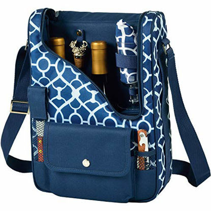 Picture of Picnic at Ascot Original Insulated Wine and Cheese Cooler Bag - Designed, Assembled & Quality Approved in the USA