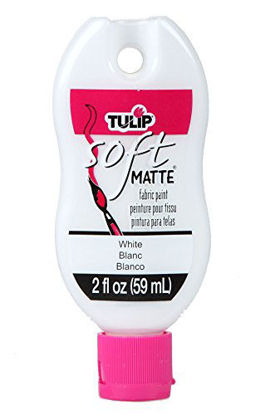 Picture of Tulip 30990 Soft Fabric Paint, 2-Ounce, Matte White