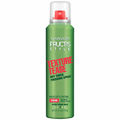 Picture of Garnier Fructis Style Texture Tease Dry Touch Finishing Spray, 3.8 Ounce (Packaging May Vary)