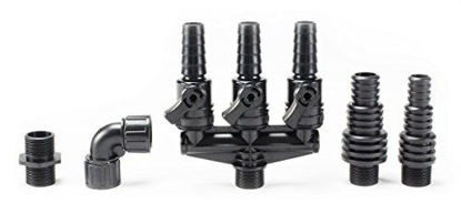 Picture of Aquascape 91057 Ultra Pump 1100 1500 2000 GPH Discharge Outlet Fitting Kit, Black