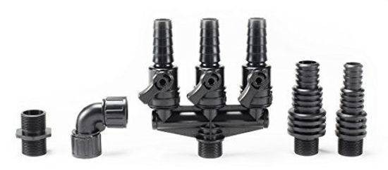 Picture of Aquascape 91057 Ultra Pump 1100 1500 2000 GPH Discharge Outlet Fitting Kit, Black