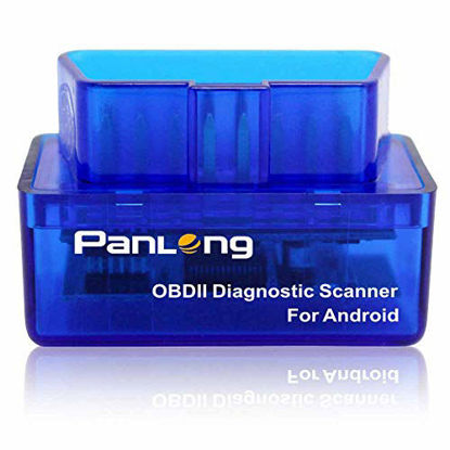 Picture of Panlong Bluetooth OBD2 OBDII Car Diagnostic Scanner Check Engine Light for Android - Compatible with Torque Pro