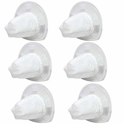 6 Pack Replacement Filter Compatible with Black & Decker Power Tools VF110  Dustbuster Cordless Vacuum CHV1410L CHV9610 CHV1210 CHV1510 CHV1410