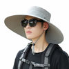 Picture of Sun Hat for Men Women, 6" Brim Sun Protection Outdoor Bucket Cap, Unisex Beach Fishing Golf Safari Waterproof Breathable Packable Boonie Hat