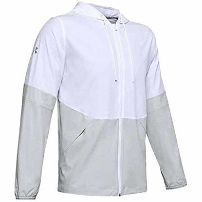 Picture of Under Armour M`S Squad Woven 2.0 Jacket 100White/Halo 2X