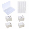 Picture of Peirich Embroidery Floss Organizer Box - 24 Compartments with 100 Hard Floss Bobbins and 459 Color Number Stickers