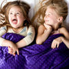 Picture of Harkla Kids Weighted Blanket (10lbs) - Cooling Bamboo Weighted Blanket for Children Weighing 70lb to 90lb - Soft and Comfortable Minky Fabric - Duvet Cover & Weight