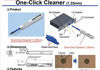 Picture of TUTOOLS Fiber Optic Cleaner,Fiber Optic connectors Cleaning,Fiber Optic Cleaner Pen with 800+ Cleans for LC/MU 1.25mm UPC/APC Ferrules Push Type