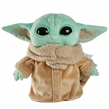 Picture of Star Wars The Child Plush Toy, 8-in Small Yoda Baby Figure from The Mandalorian, Collectible Stuffed Character for Movie Fans of All Ages, 3 and Older
