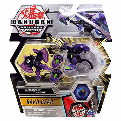 Picture of Bakugan Ultra, Darkus Eenoch with Transforming Baku-Gear, Armored Alliance 3-inch Tall Collectible Action Figure