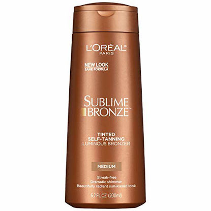 Picture of L'Oreal Paris Sublime Bronze Luminous Bronzer Self-Tanning Lotion, 6.7 oz.