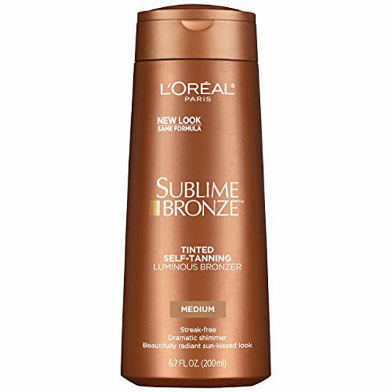 Picture of L'Oreal Paris Sublime Bronze Luminous Bronzer Self-Tanning Lotion, 6.7 oz.