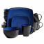 Picture of Gibson Soho Lounge Dinnerware set, Square, Blue
