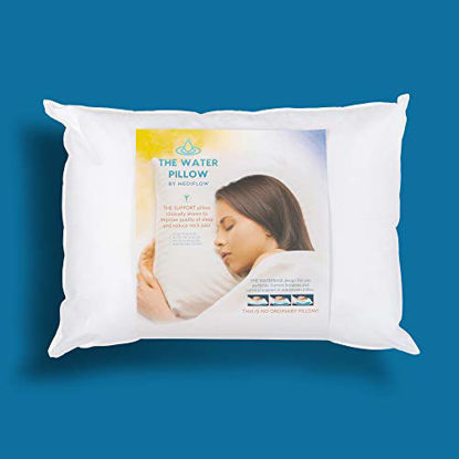 Picture of Mediflow Fiber: The First & Original Water Pillow, clinically Proven to Reduce Neck Pain & Improve Sleep. Therapeutic, Ideal for People Looking for Proper Neck Support