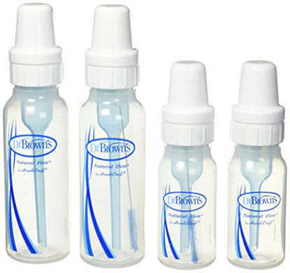 Picture of Dr. Browns Bottles 4 Pack (2 - 8 oz bottles) and (2 - 4 oz bottles)