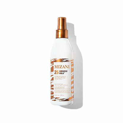 Picture of MIZANI 25 Miracle Milk Leave-In Conditioner | Moisturizing Detangler Spray| for Frizzy & Curly Hair | 8.5 Fl Oz