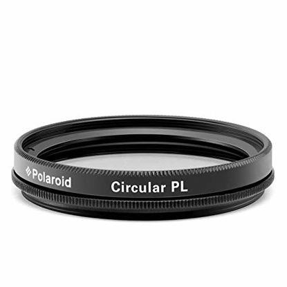 Picture of Polaroid Optics 95mm Multi-Coated Circular Polarizer Filter [CPL] For On Location Color Saturation, Contrast & Reflection Control- Compatible w/ All Popular Camera Lens Models