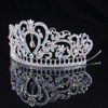 Picture of Sunshinesmile Colorful Clear Austrian Rhinestone Crystal Tiara Crown, 6" Diameter