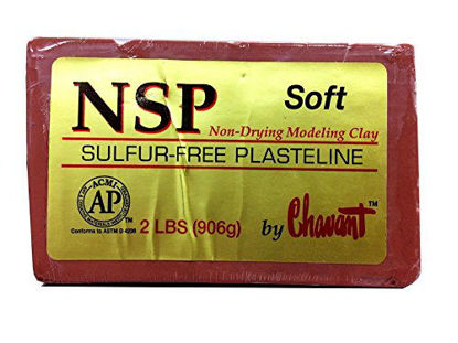 Picture of Chavant NSP SOFT 2lbs. Oil Based Sulfur-Free Sculpting Clay