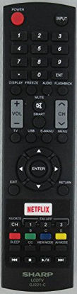 Picture of Sharp GJ221-C LED TV Remote for Lc-65le654u Lc-55le653u Lc-48le653u Lc-43le653u