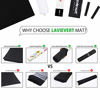 Picture of Lavievert Jigsaw Puzzle Roll Mat Puzzle Storage Saver Black Felt Mat, Long Box Package, No Folded Creases, Jigroll Up to 1,500 Pieces - Comes with A Drawstring Opening Design Bag