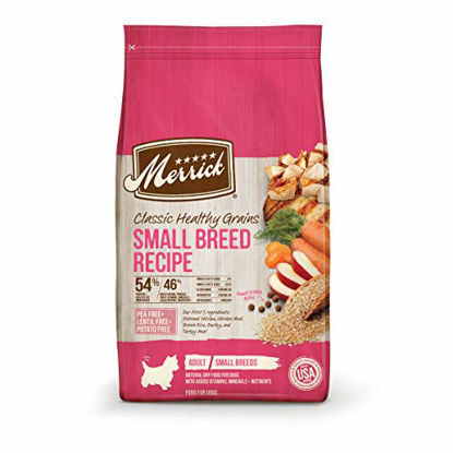 Picture of Merrick Classic Healthy Grains Dry Dog Food Small Breed Recipe - 4.0 lb Bag