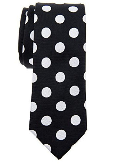 Details about    Classy Vintage Polka Dots Woven Microfiber 2.4" Skinny Tie 