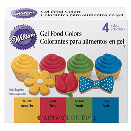 Picture of Wilton Primary Icing Colors, 4-Piece - Gel Icing Colors