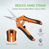 Picture of VIVOSUN 6.5 Inch Gardening Hand Pruner Pruning Shear with Straight Stainless Steel Blades Orange
