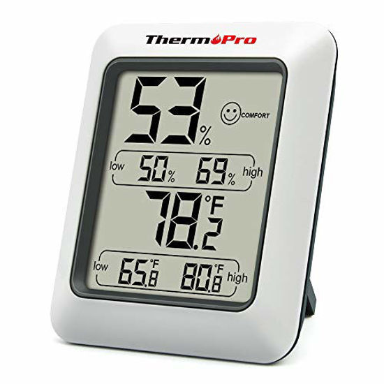 Picture of ThermoPro TP50 Digital Hygrometer Indoor Thermometer Room Thermometer and Humidity Gauge with Temperature Humidity Monitor