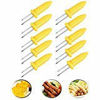 Picture of Fashionclub Corn on The Cob Holders Skewers BBQ Twin Prong Sweetcorn Holder Fork Kitchen Tool Pack of 10