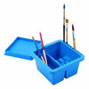 Picture of MyLifeUNIT Artist Brush Basin, Multifunction Paint Brush Tub with Brush Holder