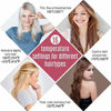 Picture of Enhanced Hair Straightener Brush by MiroPure, 2-in-1 Ionic Straightening Brush with Anti-Scald Feature, Auto Temperature Lock & Auto-Off Function (Black)